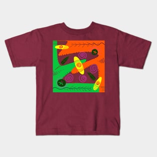 Green Orange Kids T-Shirt